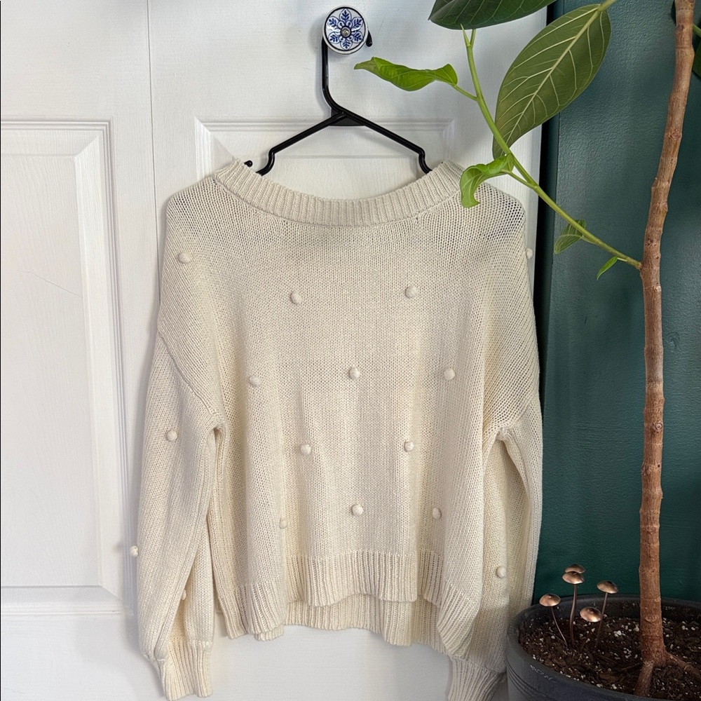 Blu Pepper Knit Sweater, Size Medium